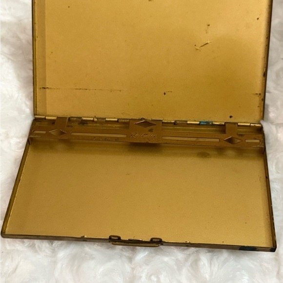 Vintage Manhattan British Made Case- hand painted mid-century Metal Case - Picture 3 of 8